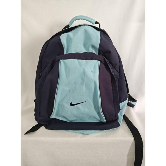 Nike Other - Vintage Nike Sample Backpack Blue BA2389 Nylon Polyester School Work‎ Travel